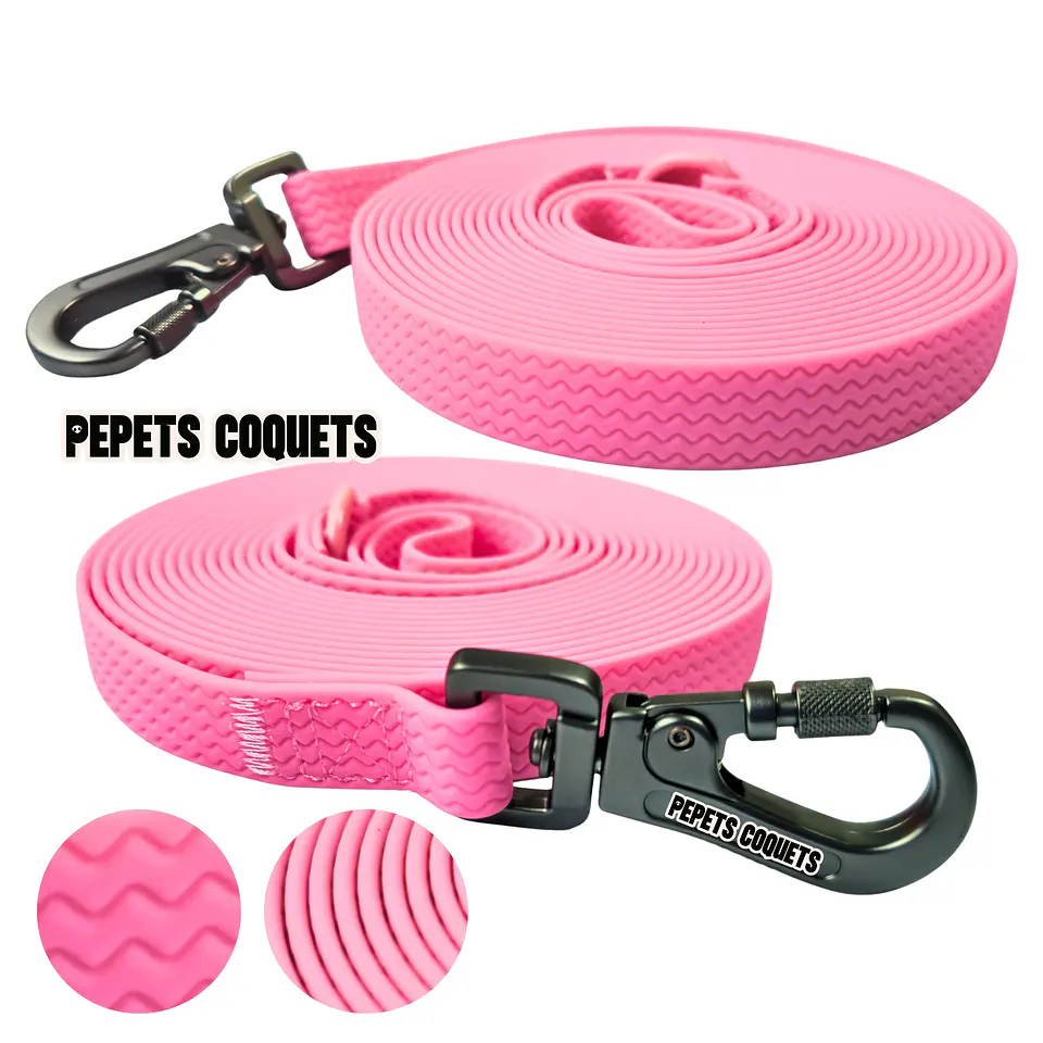 Correa impermeable 1.8 m con mosquetón de seguridad 2