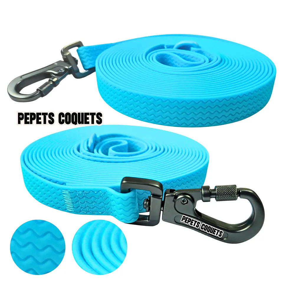 Correa impermeable 1.8 m con mosquetón de seguridad 3