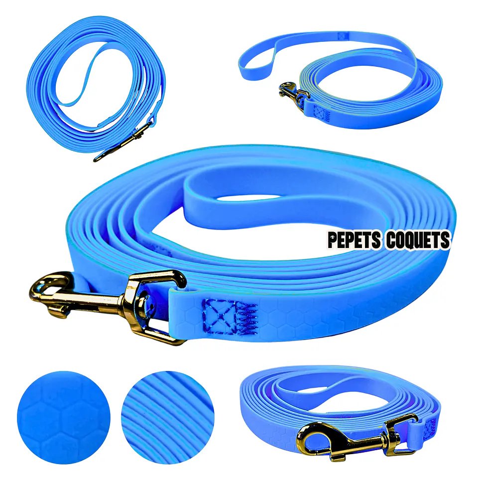 Correa impermeable 3 m PVC Biothane Antideslizante - larga 2