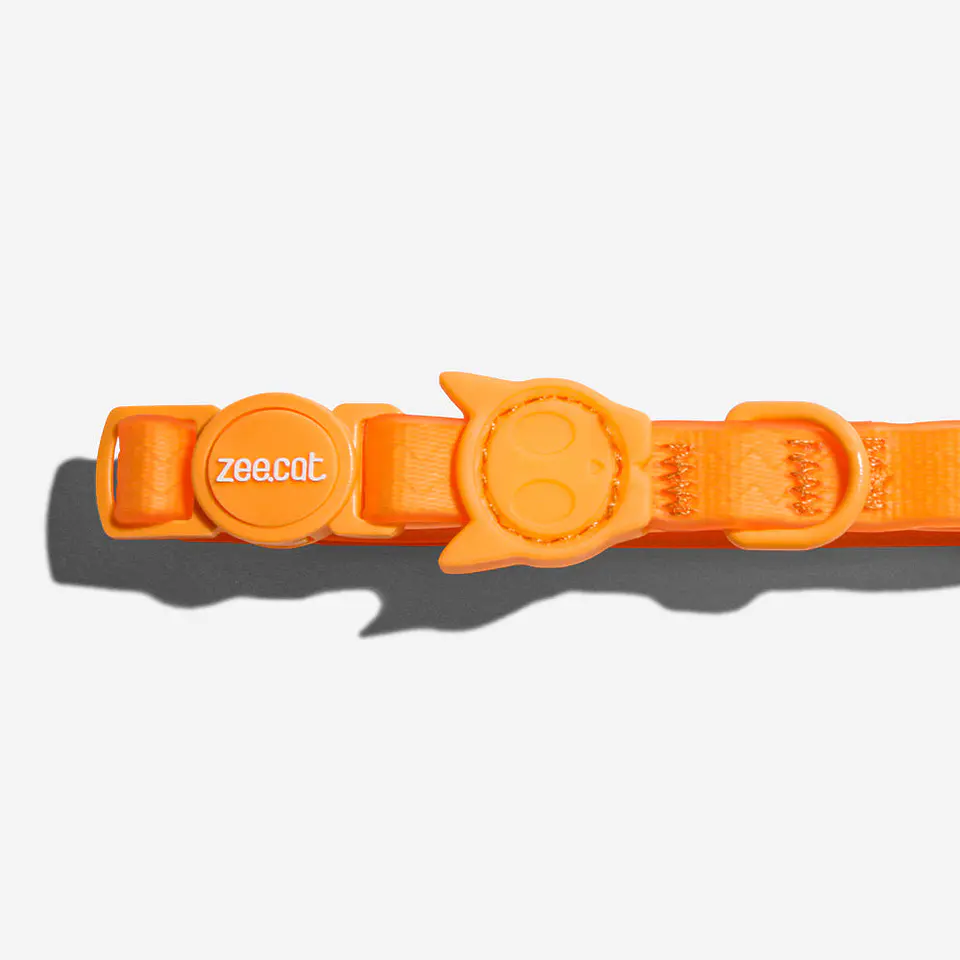 ZEECAT Collar Neopro TANGERINE accesorio para gatos 4