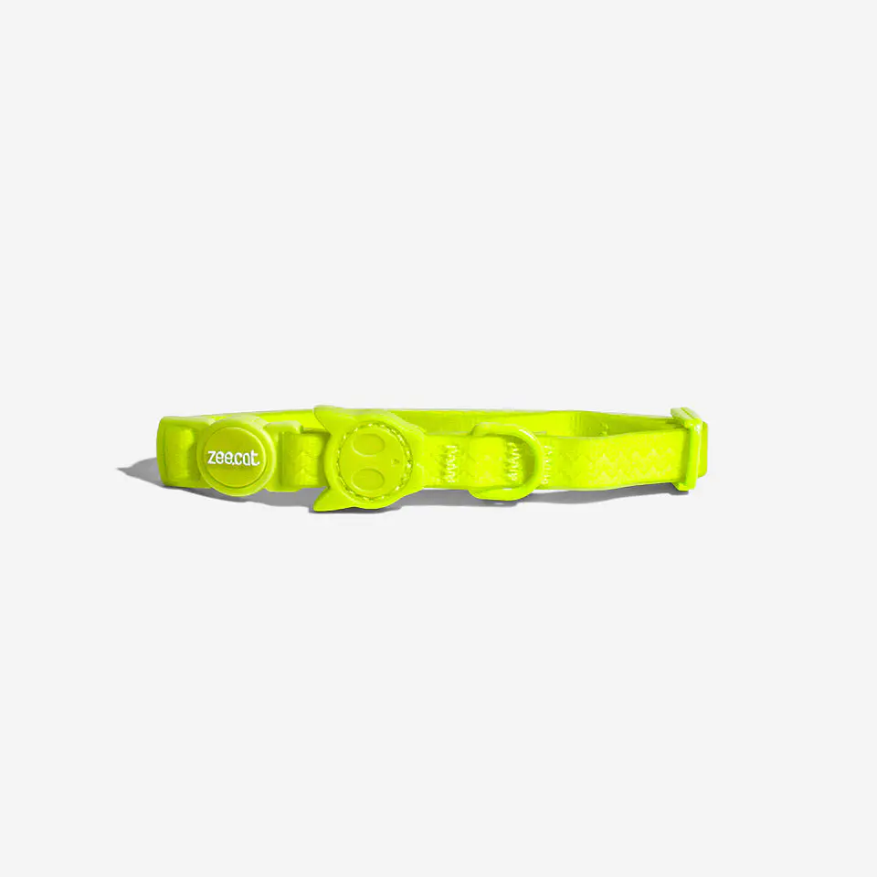 ZEECAT Collar Neopro LIME accesorio para gatos 1