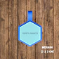 Hexágonos (3 cm) Placa de identificación de mascotas - Miniatura 8