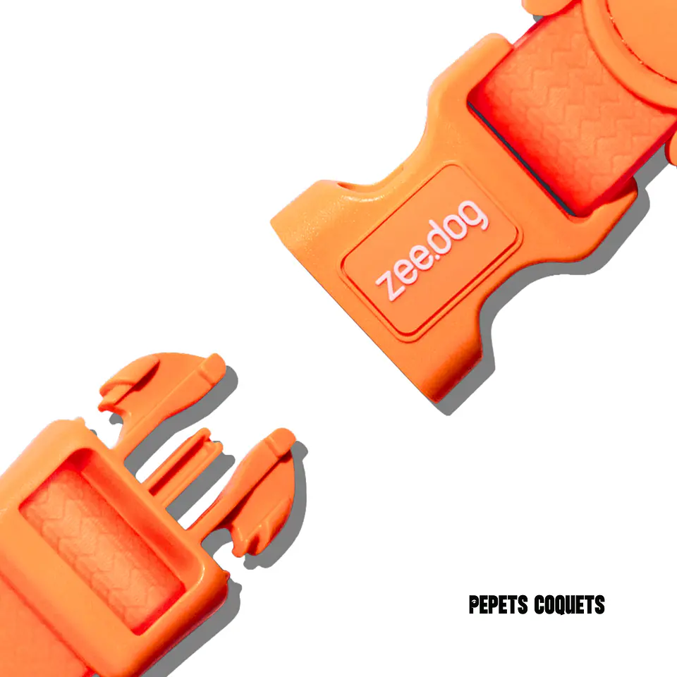 ZEEDOG Arnés Neopro TANGERINE - Tipo H - Impermeable para perros 3