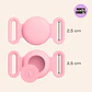 Porta Airtag - ROSA (con grabado láser, identificación para mascotas) - Miniatura 3