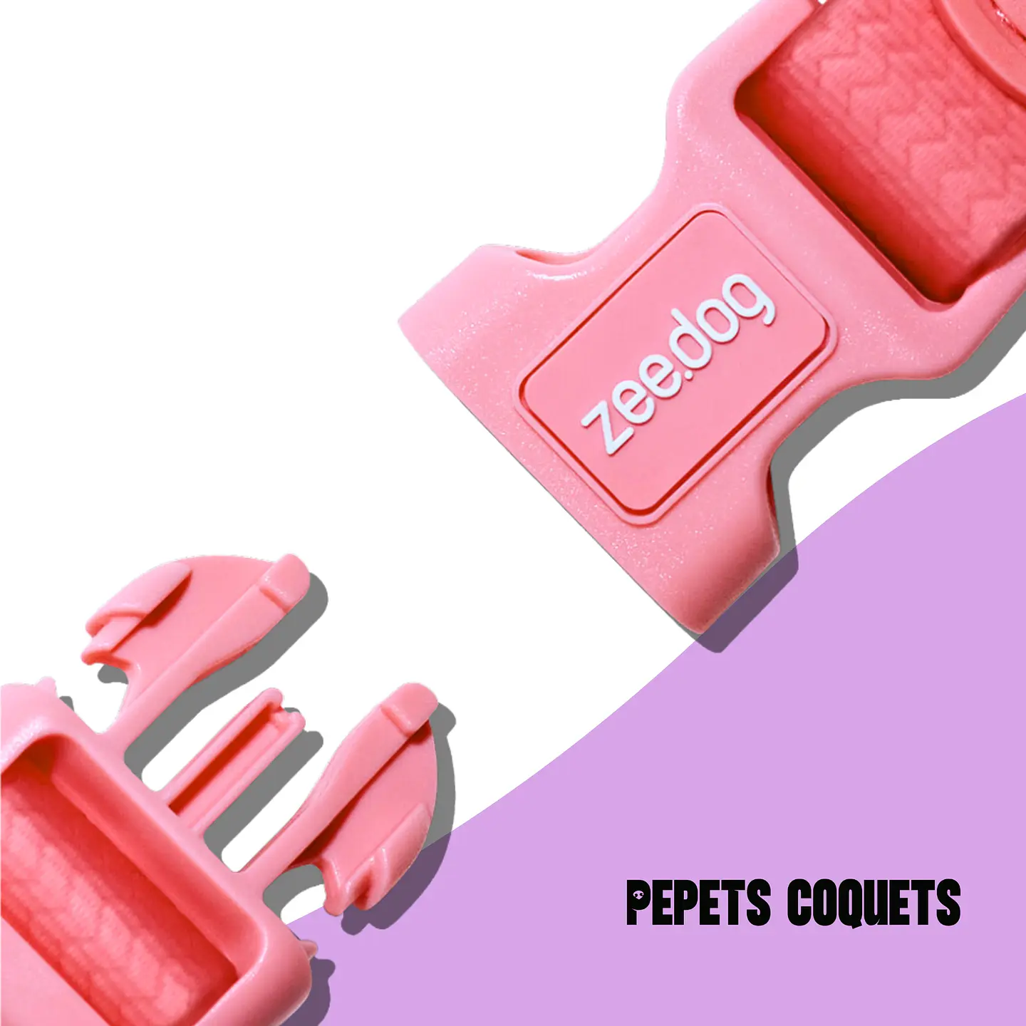 ZEEDOG Arnés Neopro (L) BUBBLEGUM - Tipo H - Impermeable para perros 2