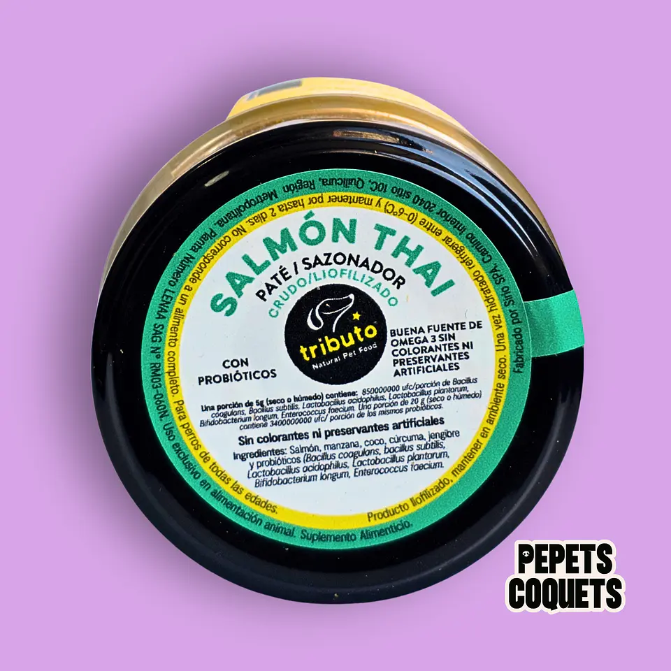 Paté Salmón Thai 80 g LIOFILIZADO - TRIBUTO 2