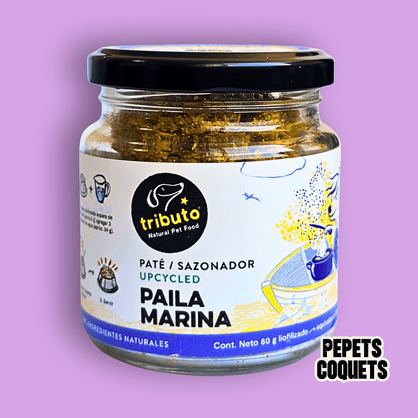Paté Paila Marina 80 g LIOFILIZADO - TRIBUTO 1