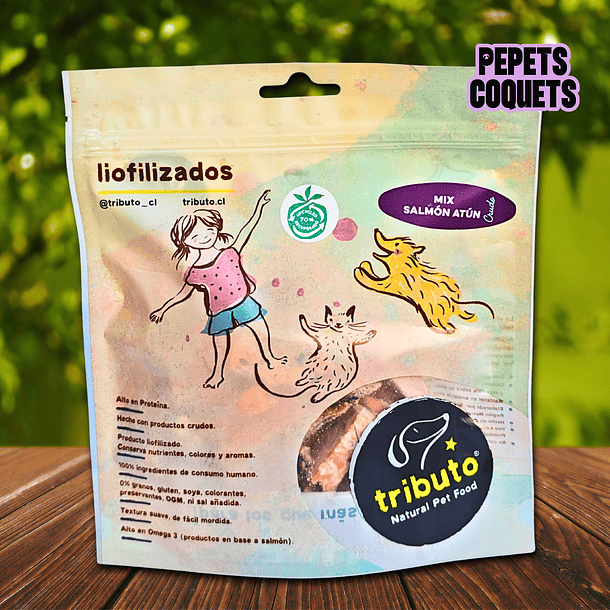 Mix Salmón y Atún 100g Snack natural TRIBUTO 1