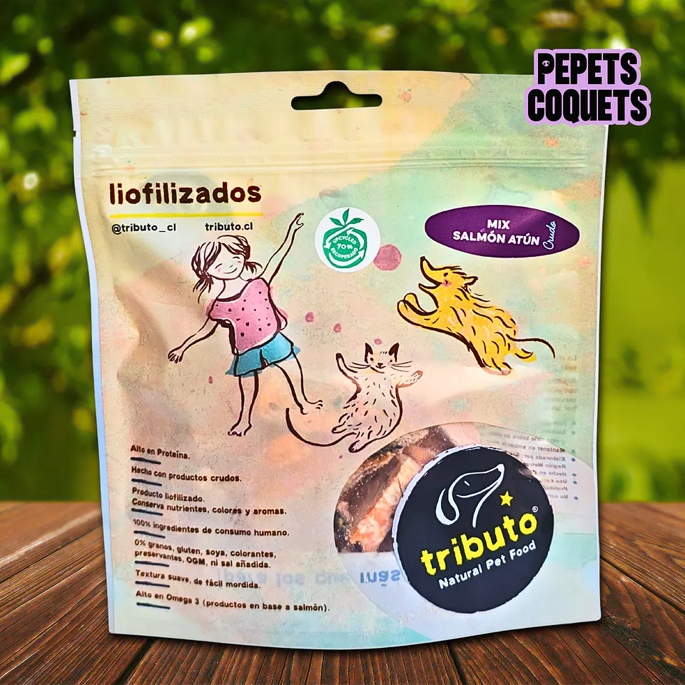 Mix Salmón y Atún 100g Snack natural TRIBUTO 1