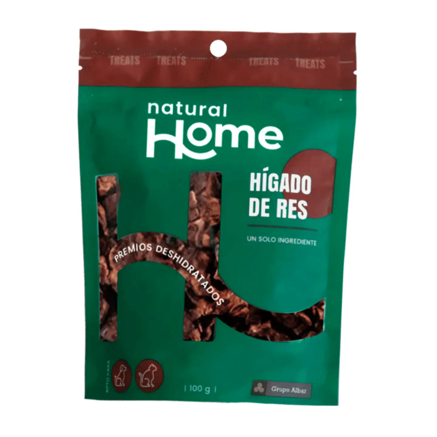Hígado de vacuno 100 g - Snack masticable 100% natural 1