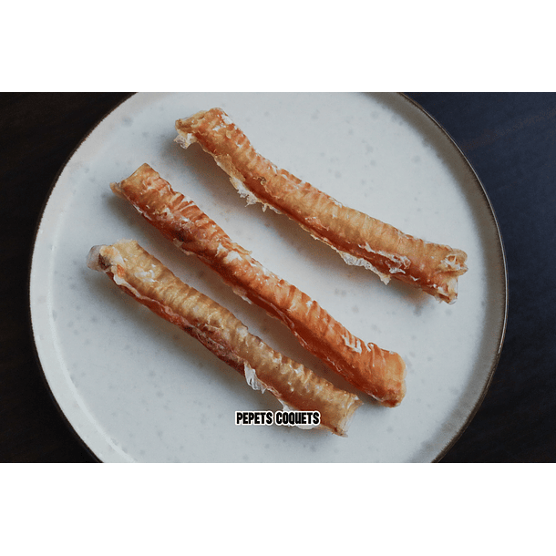 Tráqueas de cerdo 2 unidades RAHUE - Snack natural para perros 1