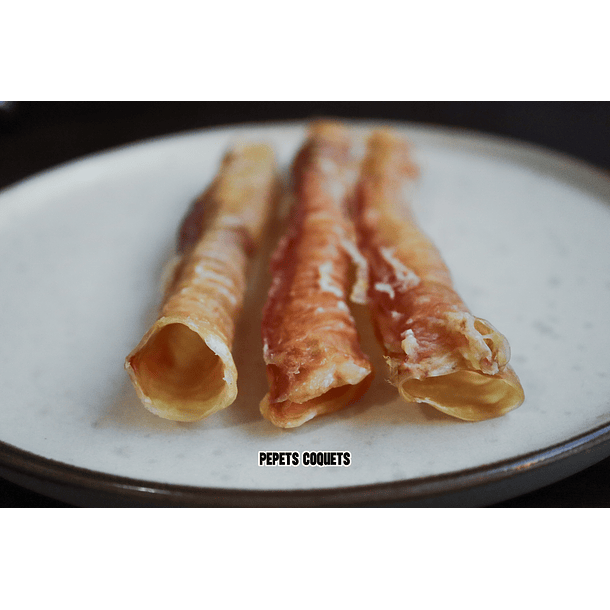 Tráqueas de cerdo 2 unidades RAHUE - Snack natural para perros 4