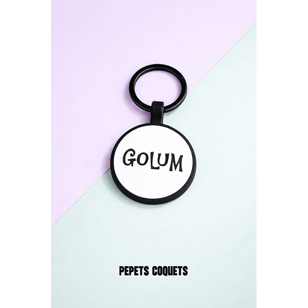 Circulares (3.4 cm) Placa de identificación de mascotas 9