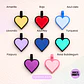 Corazón (3 cm) Placa de identificación de mascotas - Miniatura 4