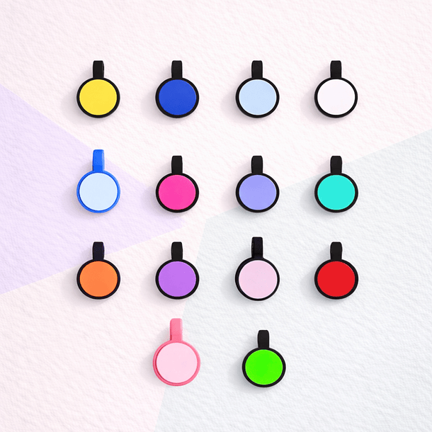 Círcular Mini (2 cm) Placa de identificación de mascotas 1