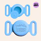Porta Airtag - AZUL (con grabado láser, identificación para mascotas) - Miniatura 1
