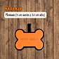 Huesitos (4 cm) Placa de identificación de mascotas - Miniatura 25