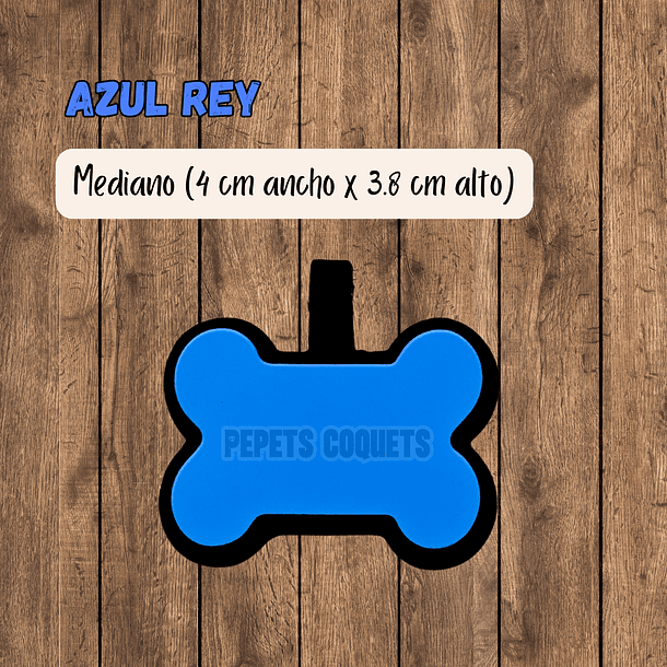 Huesitos (4 cm) Placa de identificación de mascotas 27