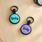 Círcular Mini (2 cm) Placa de identificación de mascotas 1