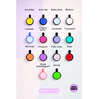 Círcular Mini (2 cm) Placa de identificación de mascotas 2