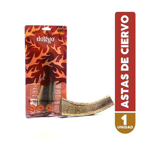 Asta de ciervo Mediana (M) Doggo - Mordedor 100% natural para perro