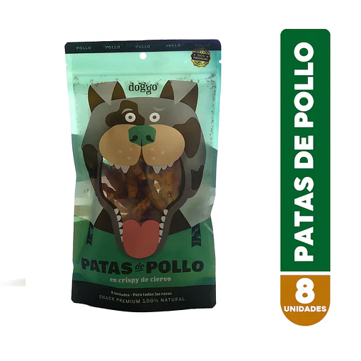 Patas de pollo en Crispy de Ciervo Doggo - Snack 100% natural para perro