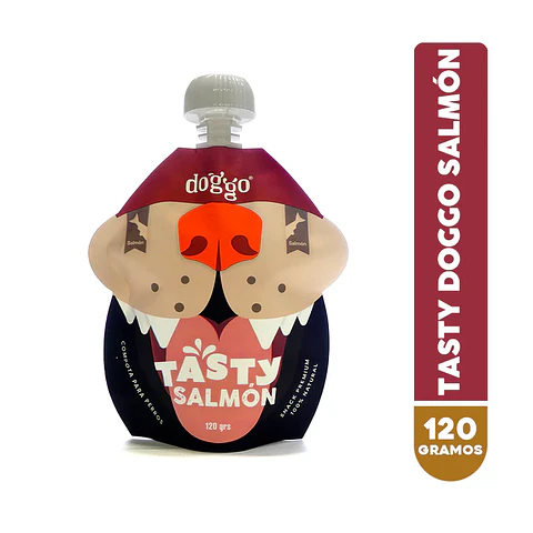 Compota/puré de Salmón 120g Tasty Doggo - 100% natural para perro