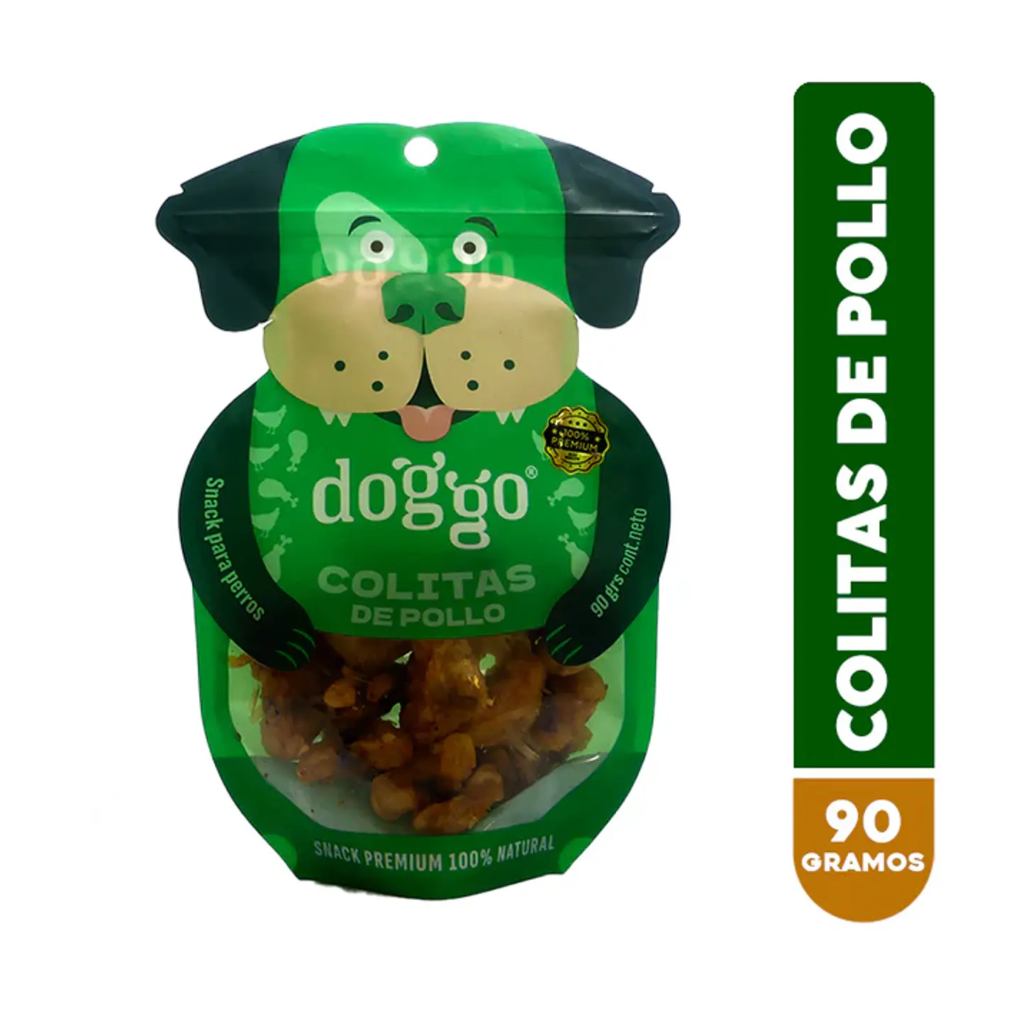 Colitas de pollo 90 g Doggo - Bocaditos 100% natural para perro 1