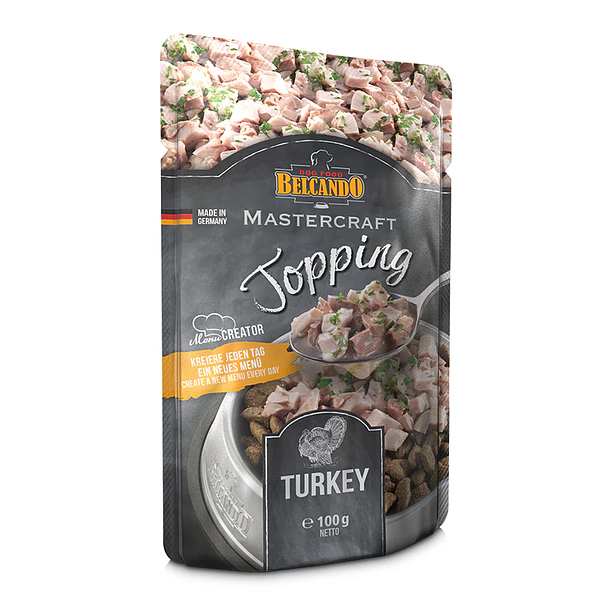 Topping de pavo con perejil 100 g Belcando Mastercraft alimento húmedo 1