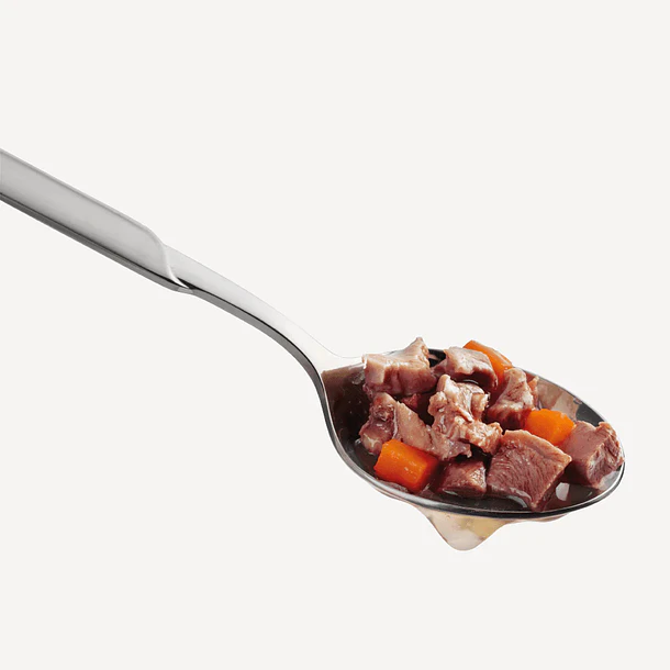 Topping Ternera con zanahoria 100 g Belcando Mastercraft alimento húmedo 2