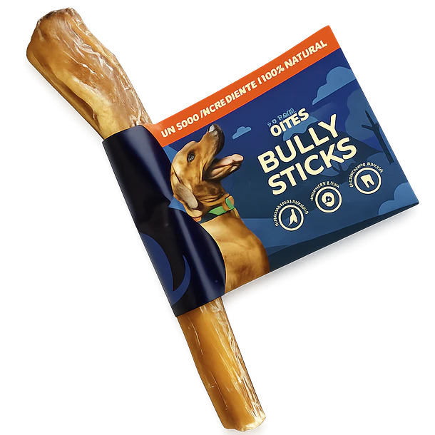 Bully stick de 15 cm (1 unidad) Snack natural - South Bites 2