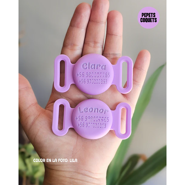 Porta Airtag - LATTE (con grabado láser, identificación para mascotas)- COPIA 4