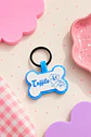 Huesito Luminoso (4 cm) Placa de identificación de mascotas - Miniatura 3