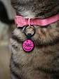 Círcular Mini (2 cm) Placa de identificación de mascotas - Miniatura 4