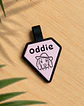 Diamantes (3 x 3.2 cm) Placa de identificación de mascotas - Miniatura 1