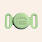 Porta Airtag (M) - VERDE MATCHA (con grabado láser, identificación para mascotas) - Miniatura 1