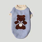 Abrigo Teddy Celeste para perro pequeño a mediano – Espalda 40 cm - Miniatura 2