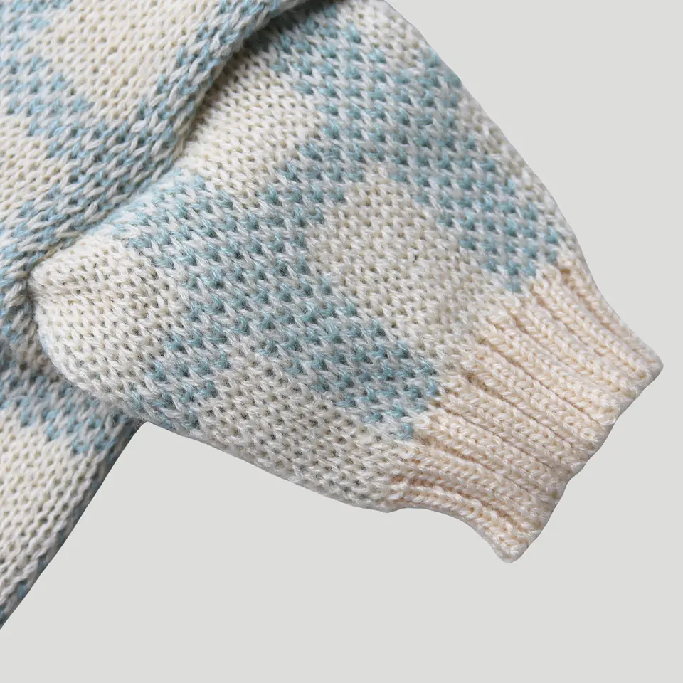 Chaleco tejido Nube para perro pequeño a mediano – Espalda 45 cm 5
