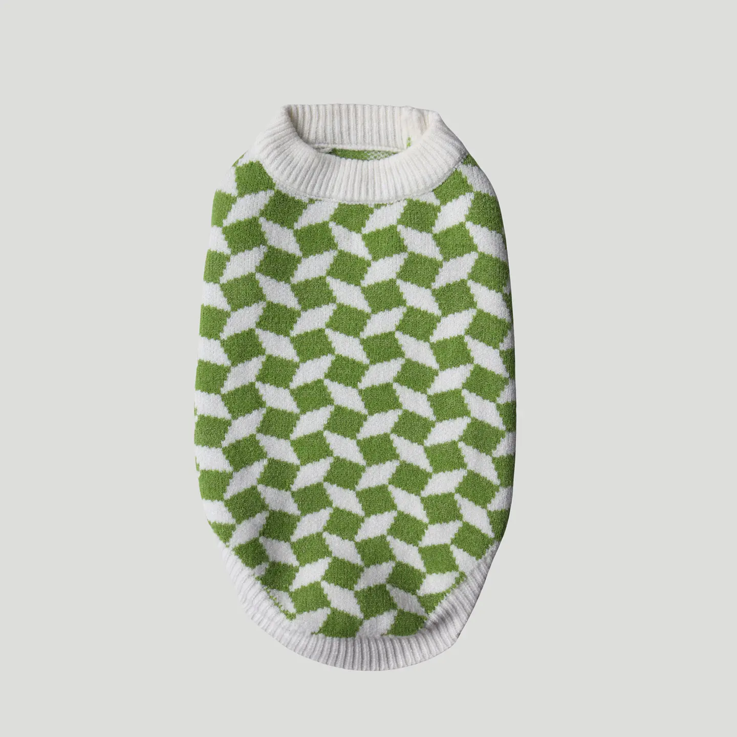 Chaleco Mosaico Verde para perro pequeño – Espalda 35 cm 2
