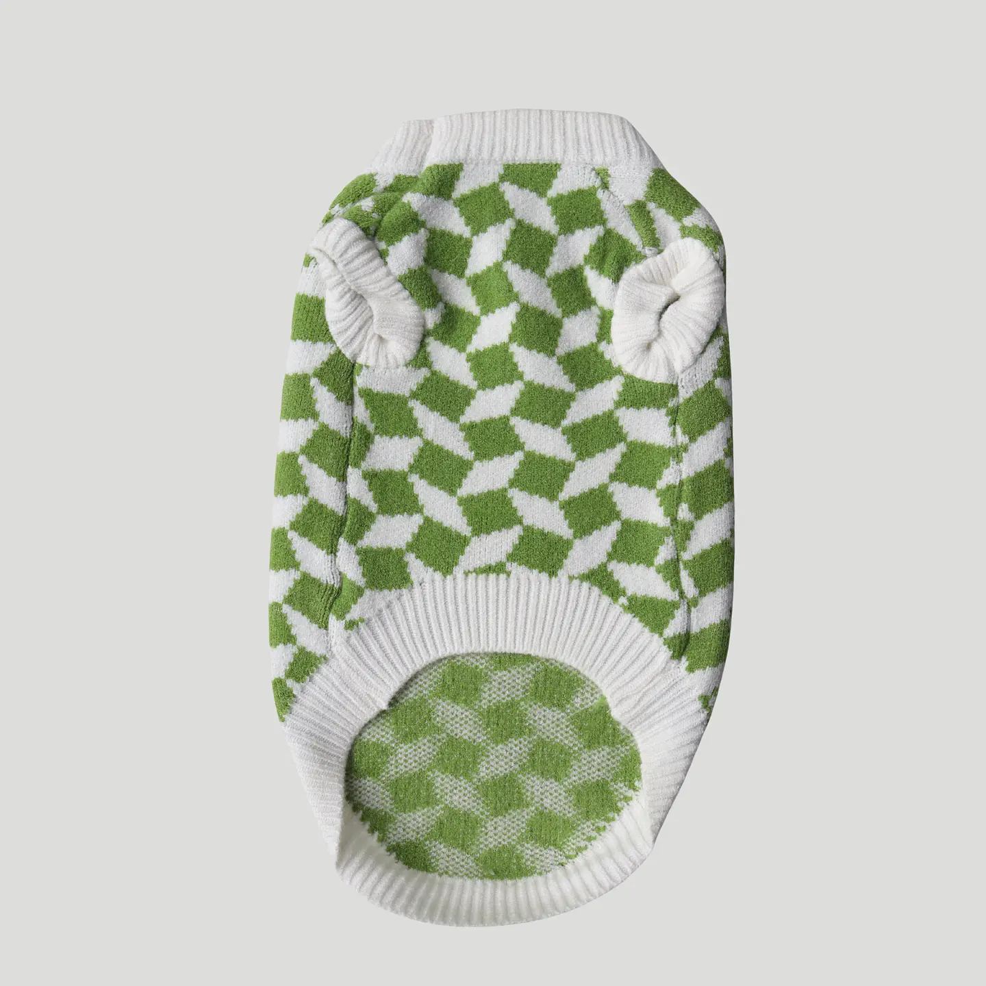 Chaleco Mosaico Verde para perro pequeño – Espalda 35 cm 3