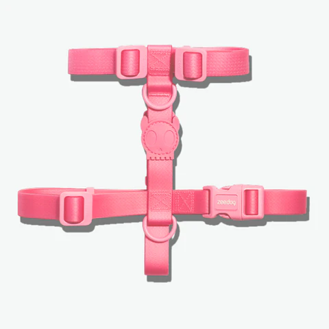 ZEEDOG Arnés Neopro (L) BUBBLEGUM - Tipo H - Impermeable para perros