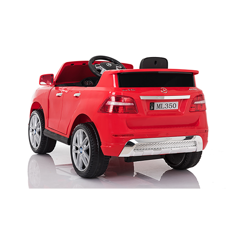 Auto Eléctrico 12v Licencia Mercedes Benz ML350 Rojo 5
