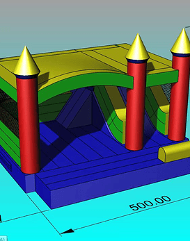 Infable Castillo Saltarin 5x4x3.5