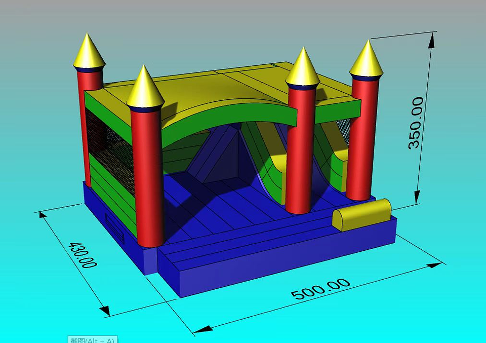 Infable Castillo Saltarin 5x4x3.5 4