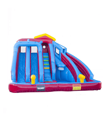 INFLABLE TOBOGÁN TRIPLE ACUÁTICO