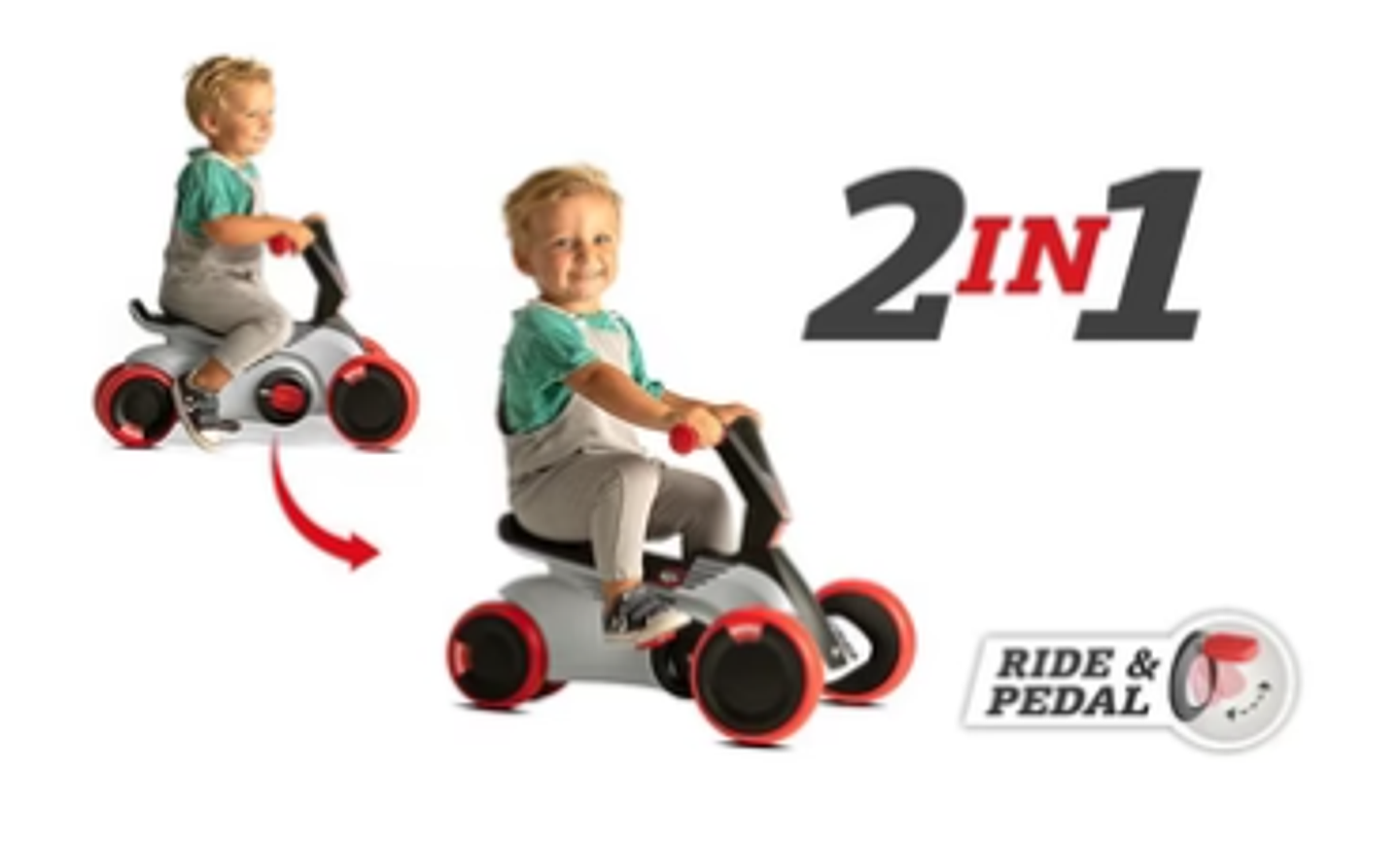 GO2 | Spark rojo | Correpasillos con pedales | BERG | 10 a 30 meses 3