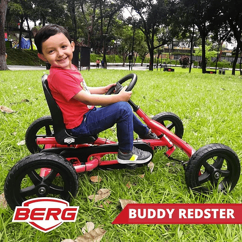 Buddy Redster | Go Kart a Pedal | BERG | 3 a 8 años