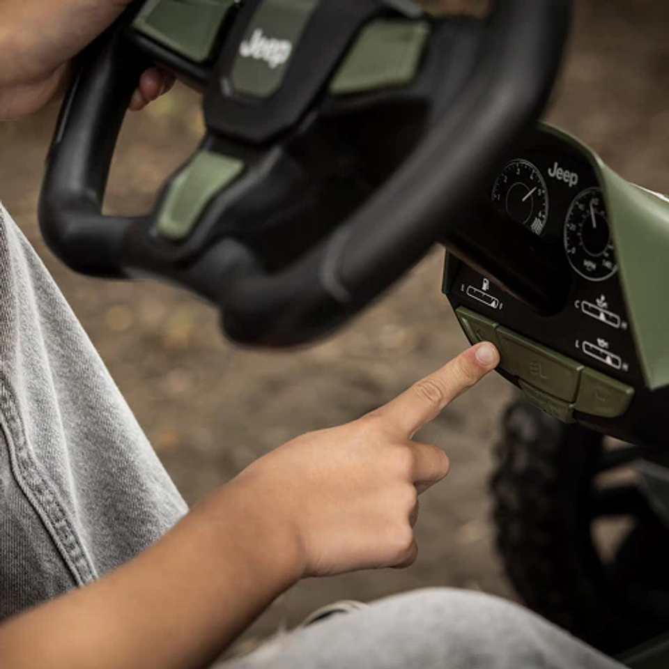 Rally Jeep Cherokee | Verde | Go Kart a Pedal | BERG | 4 a 12 años | 110 a 150 cm 3