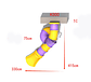 Tobogan espiral cerrado,  para altura de 3.0 metros a la base - Miniatura 2