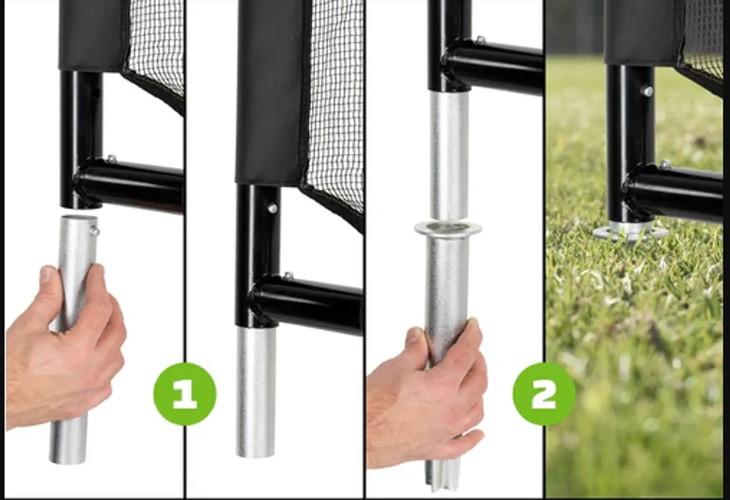 Arco Finta | Arco de Fútbol Premium Holandés | EXIT Toys | 200x300 cm | Telón + Anclajes 4